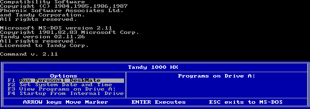 Tandy 1000 HX png snap