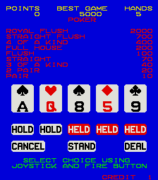 Triple Draw Poker (Design Labs / Thomas Automatics) png snap