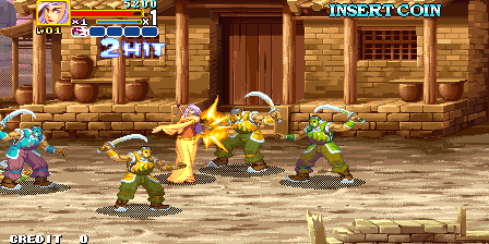 The Gladiator / Shen Jian Fu Mo Lu / Shen Jian Fengyun (M68k label V100) (ARM label V104, ROM 04/02/03 SHEN JIAN V104) png snap