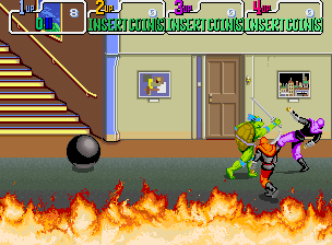Teenage Mutant Hero Turtles (UK 4 Players, version S) png snap