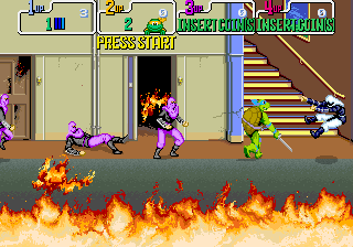 Teenage Mutant Ninja Turtles (US 4 Players, version N) png snap