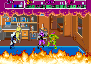 Teenage Mutant Ninja Turtles (bootleg, US 4 Players, version H) png snap