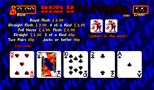 Red Hot Poker (Release 3, 20p Switchable to 10p, All - Cash) (MPU4 Video) png snap
