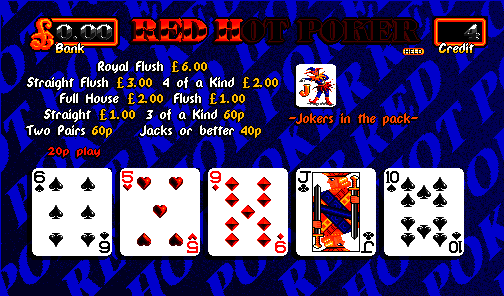 Red Hot Poker (Release 3, 20p Switchable to 10p, Cash+Token, Datapak) (set 1) (MPU4 Video) png snap