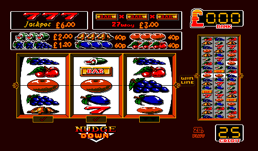 Red Hot Mazooma Belle (BWB) (Version 1.4 D, Cash+Token, 1993 Awards, 20p Switchable to 10p, Datapak) (MPU4 Video) png snap