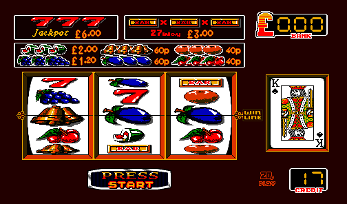 Red Hot Mazooma Belle (BWB) (Version 1.4 C, Cash+Token, 1993 Awards, 20p Switchable to 10p) (MPU4 Video) png snap