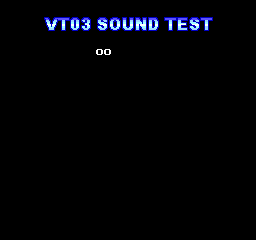 VRT VT SDK 'VT03 Sound Test' (Sound Generator FMDemo) png snap