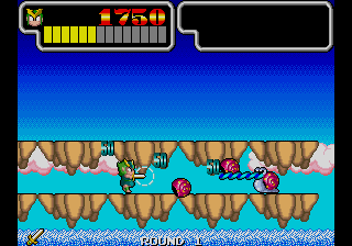 Wonder Boy III - Monster Lair (set 2, Japan, System 16B) (bootleg of FD1094 317-0085 set) png snap