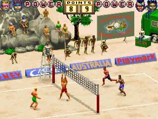 World Beach Volley (set 1, PIC16C57 audio CPU) png snap