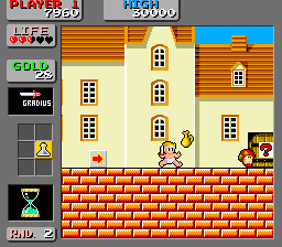 Wonder Boy: Monster Land (English, Virtual Console) png snap