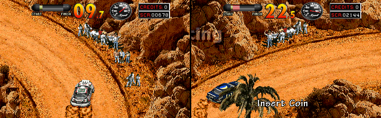 World Rally 2: Twin Racing (version 26-06, checksum 3EDB, mask ROM version) png snap