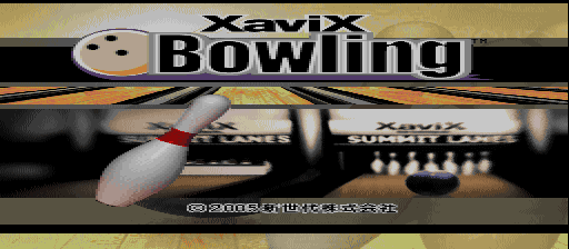 XaviX Bowling (XaviXPORT, PT2-BWL-11, Japan) png snap