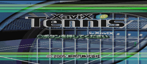 XaviX Tennis (XaviXPORT, Japan) png snap