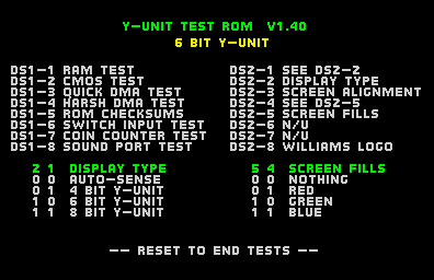 Y-Unit Test ROM (v1.40) png snap