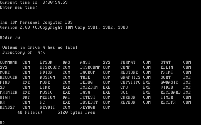 ibm5150/pcdos2 png snap