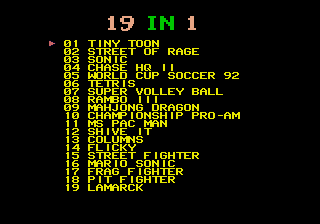 megadriv/s19in1 png snap