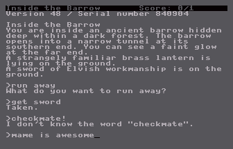 plus4_flop/zork2 png snap