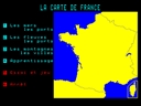 Carte de France - Mers, Fleuves, Villes et Montagnes de France